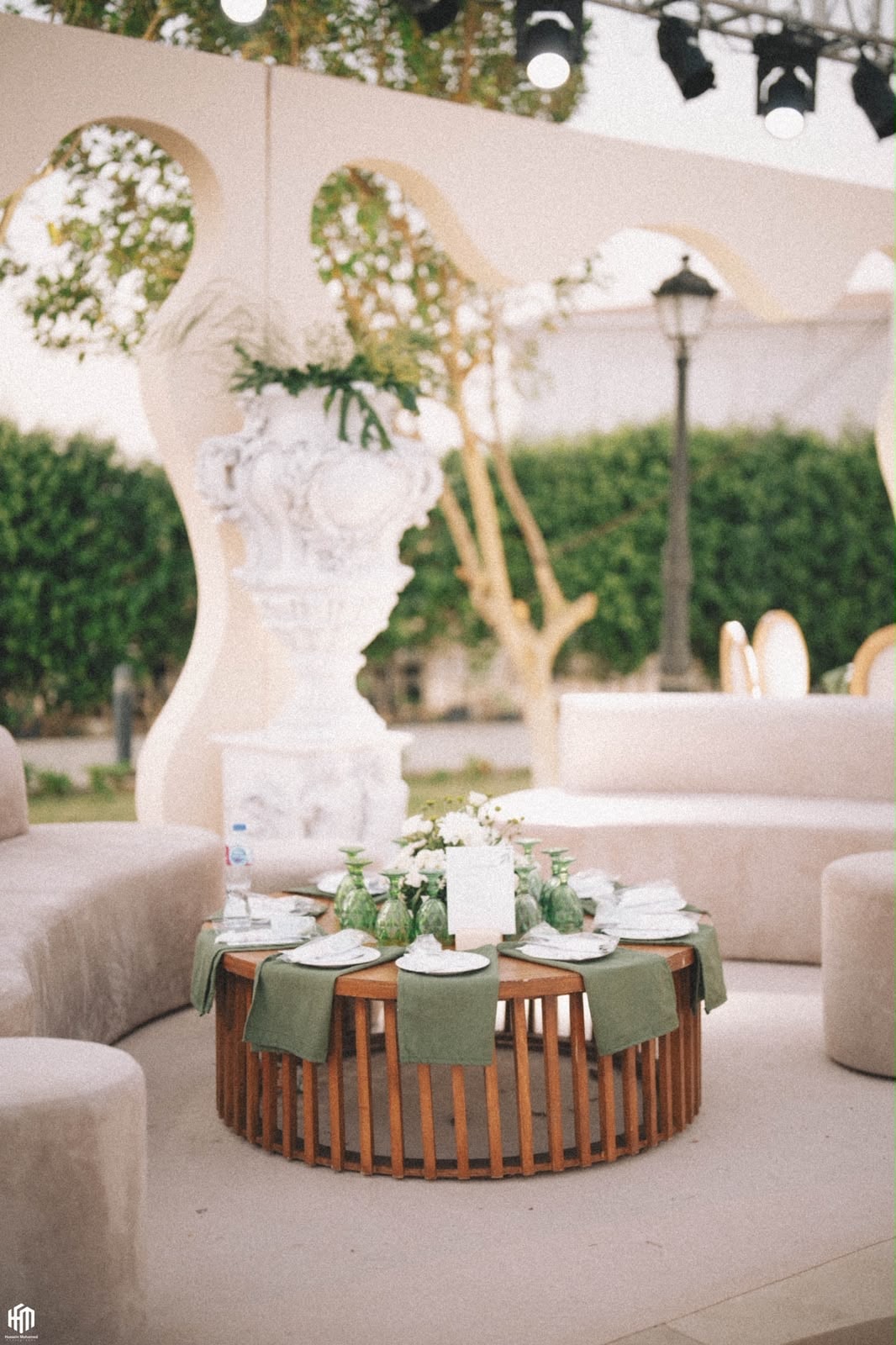 Wedding reception detail